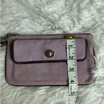 Coach y2K Suede Purple Wristlet Photo 8