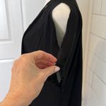 XCVI  Black Cold Shoulder Fringe Bottom Kimono. Size Small. Photo 11