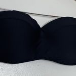 Swim Systems Black Bridget Bandeau Swim Bikini Top T525 Large Strapless Photo 0