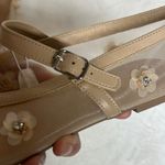 A New Day  Tan Flats with Floral Embellishments Photo 5