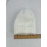 Marcus Adler knit pompom hat and fringed scarf gift set for her Ivory Very Soft Photo 4