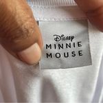 Disney  | Minnie Mouse Embroidered Floral Detail T-shirt Sz L Photo 4