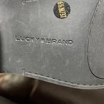 Lucky Brand Kamany Booties Ankle Boots Black Faux Leather Women’s Sz 6.5 Ex Cons Photo 7