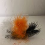 Orange & Black Feather Hair Photo 1
