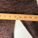 BCBGMAXAZRIA Long Sleeve Top Mock Neck Metallic Copper Black Fitted Sparkle S Photo 6