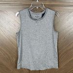 Athleta  Heather Gray Sunlover UPF Activewear Back Split Tank Top S Photo 0