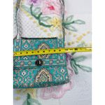 Vera Bradley  Shoulder Bag Teal Paisley Pattern Flap Top Closure Photo 2