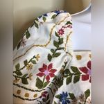 Farm Rio Sezane x Tie Back Floral cropped Shirt Sz. Lrg/Sz42 NWT Colorf… Photo 7