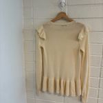 Rebecca Minkoff  cream ruffle sweater Photo 3