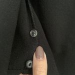 Xhilaration Black V Neck Cross Tie Top Photo 3