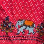 Maxi Boho Pink Novelty Elephant Maxi Skirt 29 inch waist Size M Photo 2