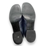 Etienne Aigner Vintage 90s Carmine Navy Blue Leather Microfiber Loafer Size 7.5 Photo 14