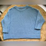 Aerie Women’s Sz L Lt Blue Big Sky Oversized Sweater Photo 5