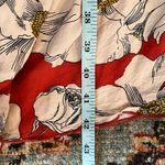 Free People  intimately red and cream Floral halter tiered maxi dress sz S Photo 9