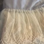 Umgee EUC  Light Gray Scoop Neckline Fully Lined Sleeveless Tank w/  Lace! Photo 4