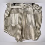 NWOT FP ONE 100% Cotton Striped Paper Bag Shorts Photo 1