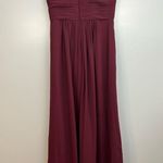 Bill Levkoff NWT Chiffon Sleeveless Wine Burgandy Maxi Dress/Gown Size 4 Photo 11