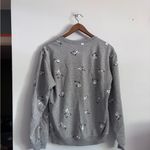 Disney Gray Neutral Frozen Olaf Crewneck Casual Sweatshirt Photo 7