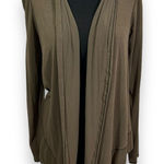 Lululemon  Draped Open Front Cardigan Wrap in‎ Olive Brown Womens Photo 0