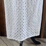 Vitamin A  Women's Cream Eyelet Maxi Cover Up Dress Size S Photo 8