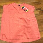 Splendid linen blend top women small coral spring summer lightweight Photo 0