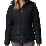 Columbia  Stepstone Pass Water Resistant Puffer Jacket Faux Fur Trim hood black M Photo 0