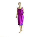 Jillian Jones PURPLE & PINK JEWEL TONE SILK BEADED SHIFT DRESS NWT (12) Photo 5