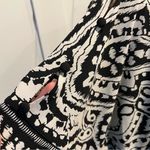 Chico's  3 Monochrome Paisley Mini Dress smocked waist Photo 5