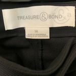 Treasure & Bond  Womens Black Solid Career Work Dress Stretch Pants Plus Size 16 Photo 2