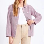 NWT Brixton new with tags DETROIT ROUND COLLAR CHORE COAT Red Size L Photo 0