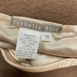 Isabella Bird Y2K Women Medium Knit Cotton Linen MIDI Skirt Fair Aisle Bohemian Brown Photo 4