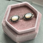 Nordstrom Vintage .925 moonstone sterling silver earrings  Photo 0