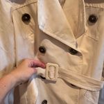 Yoana Baraschi  Beige Double-Breasted Trench Coat Women’s Size 10 Photo 3