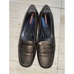 Prada  Womens Loafers Flats Metallic Gold Size 36.5‎ Photo 1