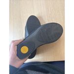 FitFlop Superskate Black Leather Slip On Loafers Women's Size 9 Comfort Shoes Photo 3