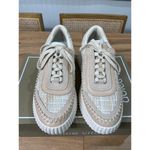 Dolce Vita Dolen Fashion Sneaker Ivory Multi Woven Knit Size 7.5/8 NIB Platforms Photo 4