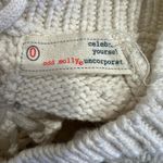 Odd Molly  Cable Knit Short Sleeve Sweater Top Lace Up Back Detail Size‎ 0 Photo 6