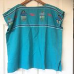 Centro Promocional de artesians skirt top belt set large 100% cotton turquoise Photo 6