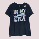 Gildan NWT Black “In My Glowing Era” Tshirt - Lg Photo 1