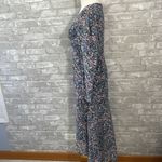 ASTR  Blue Floral Puff Sleeve Ruched Dress Photo 2