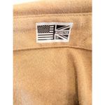 Interstyle Faux Suede Button Up Shirt Tan Western Style Size Large Brown Size M Photo 2