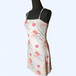 Cute white and pink angel baby print mini dress Size Small NEW Photo 4