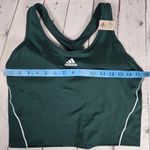 Adidas Womens Light Support Workout Longline Sports Bra Top Primegreen L NWT Photo 8