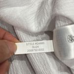 J Crew Fringe beach tunic White Top with Multicolor Trim size S Photo 8