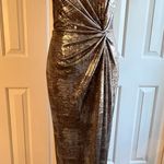 Connected Apparel Silver/brown Long Gown.  Photo 0