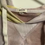 Garage  tie dye pink yellow crop hooded sweatshirt size xs Photo 1