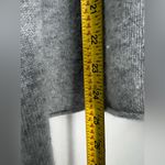 AQUA  light grey Cashmere cardigan open front soft long sleeve draped lightweight Photo 6