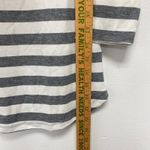 The Limited  Striped 3/4 Sleeve Top Green Gray White Colorblock Size Small Casual Photo 8