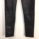 Rag and Bone Hyde Genuine Leather Panel Jeans Size 29 Coal Photo 6