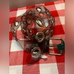 Wild Fable  Black Vinyl Grommet Belt Photo 2